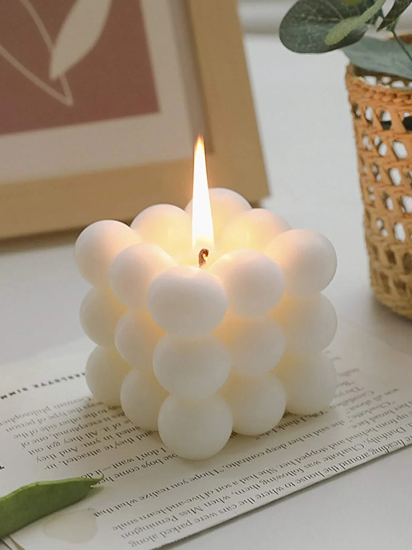 Scented Candle Luxury - Cube & Ball Shaped Soy Scented