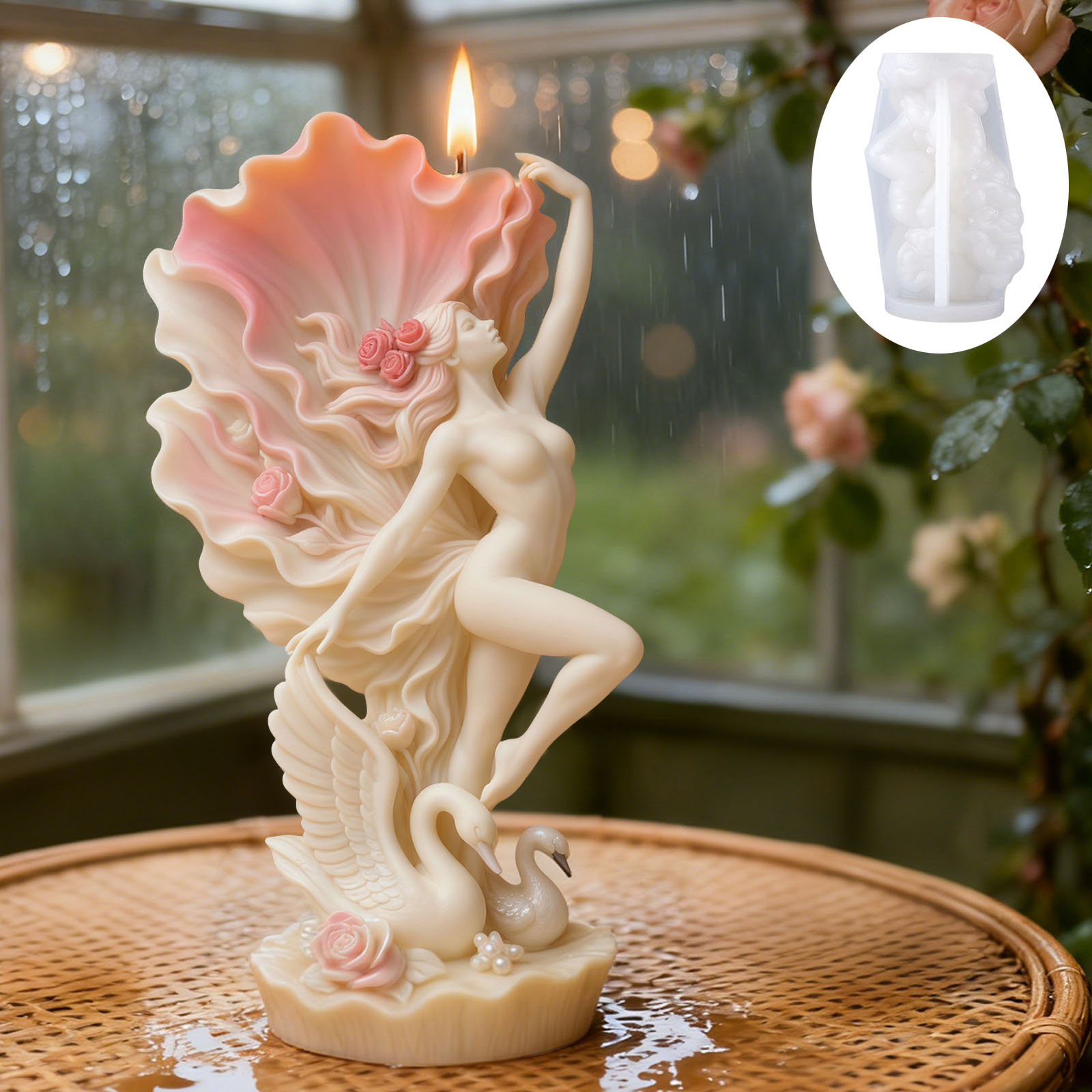 Elegant Swan Dancer Candle Mol - Scented Candle Luxury ulasan dan harga