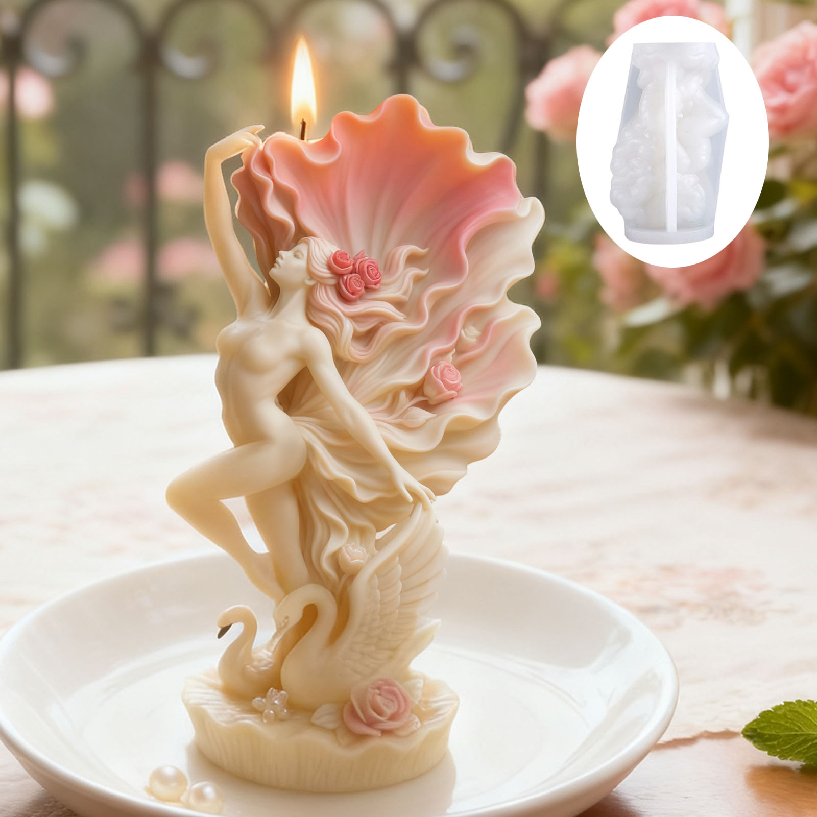 Elegant Swan Dancer Candle Mol - Scented Candle Luxury ulasan dan harga