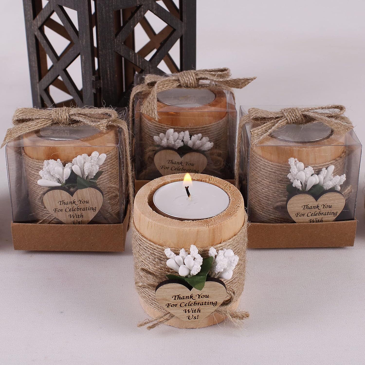 6/12/24PCS Guest Gift Candle f - Scented Candle Luxury ulasan dan harga