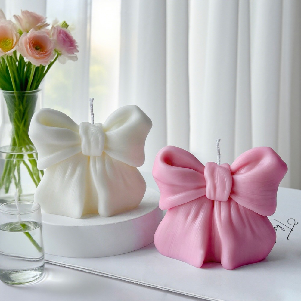 3D Bowknot Three-Dimensional A - Scented Candle Luxury ulasan dan harga