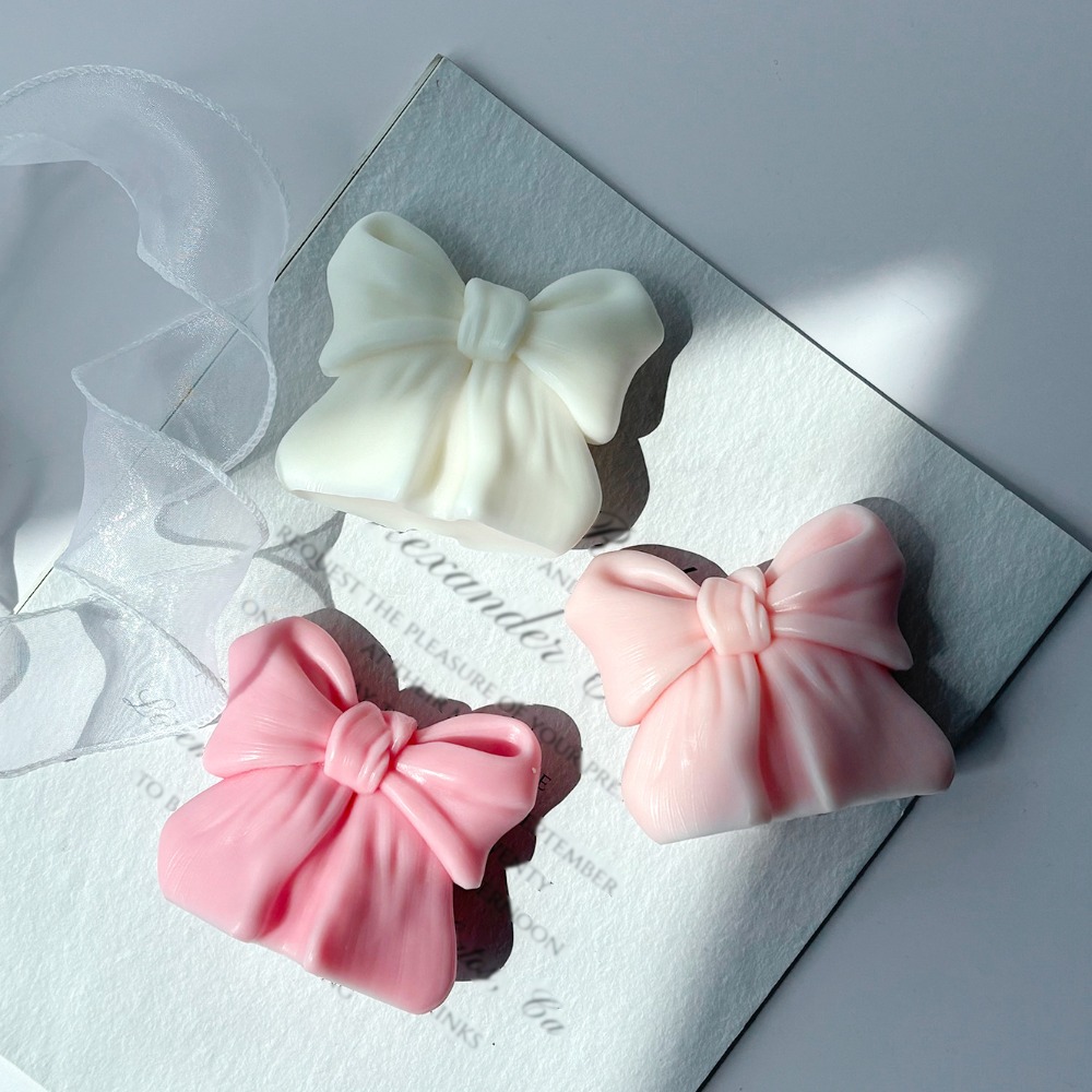 3D Bowknot Three-Dimensional A - Scented Candle Luxury ulasan dan harga