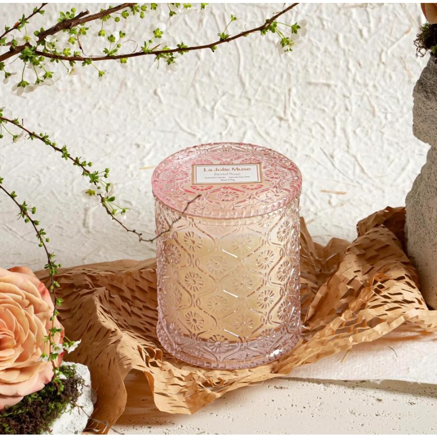 Santal Rosé Scented Candles fo - Scented Candle Luxury ulasan dan harga