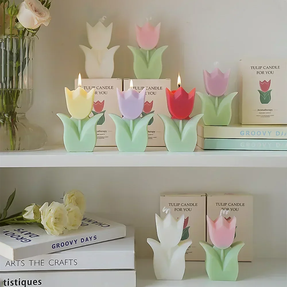 Tulip Scented Luxury Candles W - Scented Candle Luxury ulasan dan harga