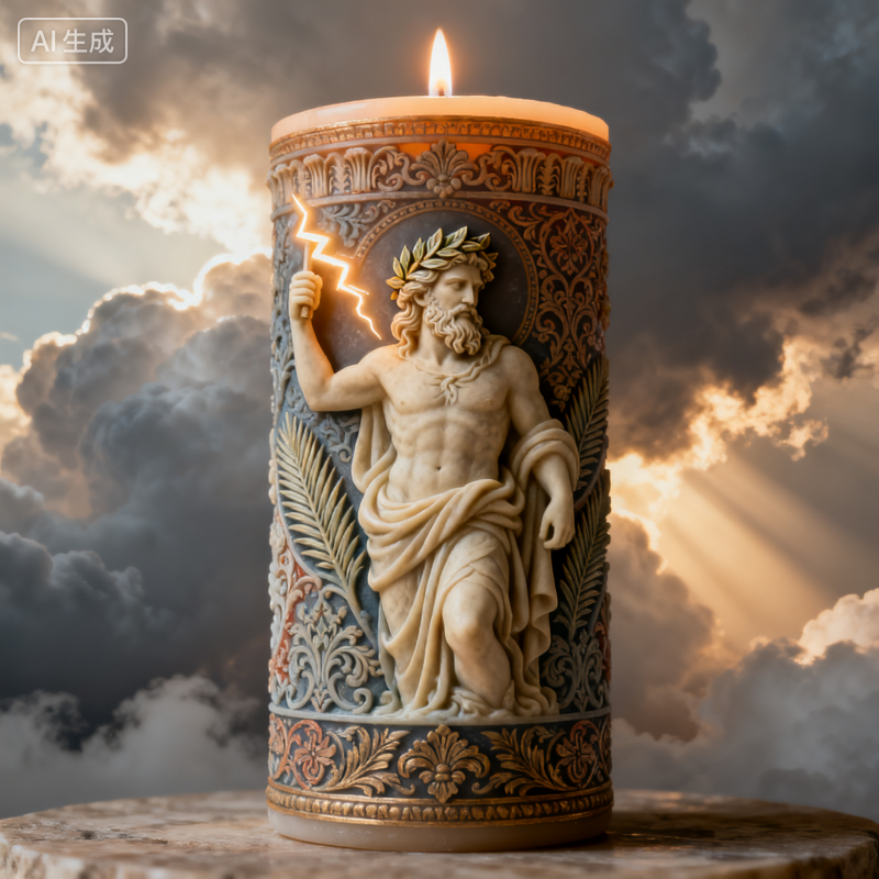 Luxurious Retro God Statue Sce - Scented Candle Luxury ulasan dan harga