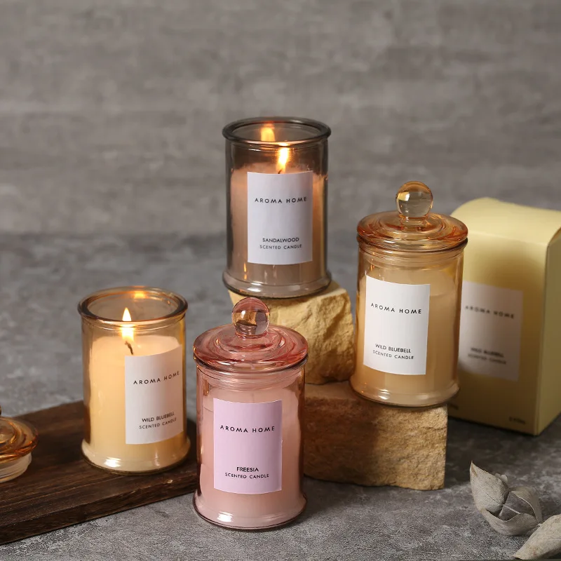 Ins Style Vintage Glass Jar Sc - Scented Candle Luxury ulasan dan harga