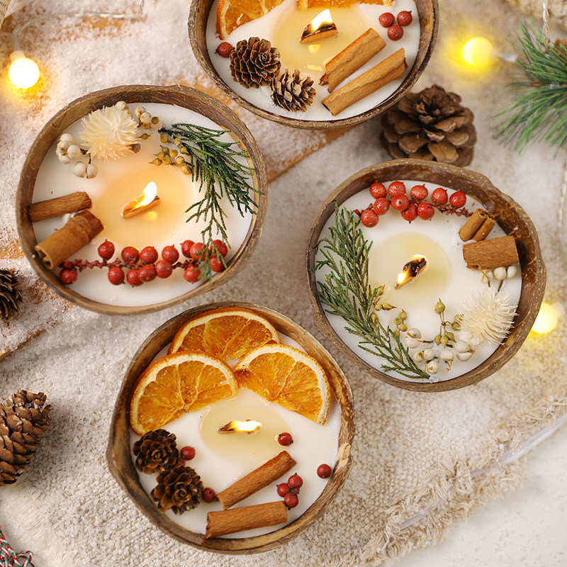 Creative Coconut Shell Scented - Scented Candle Luxury ulasan dan harga