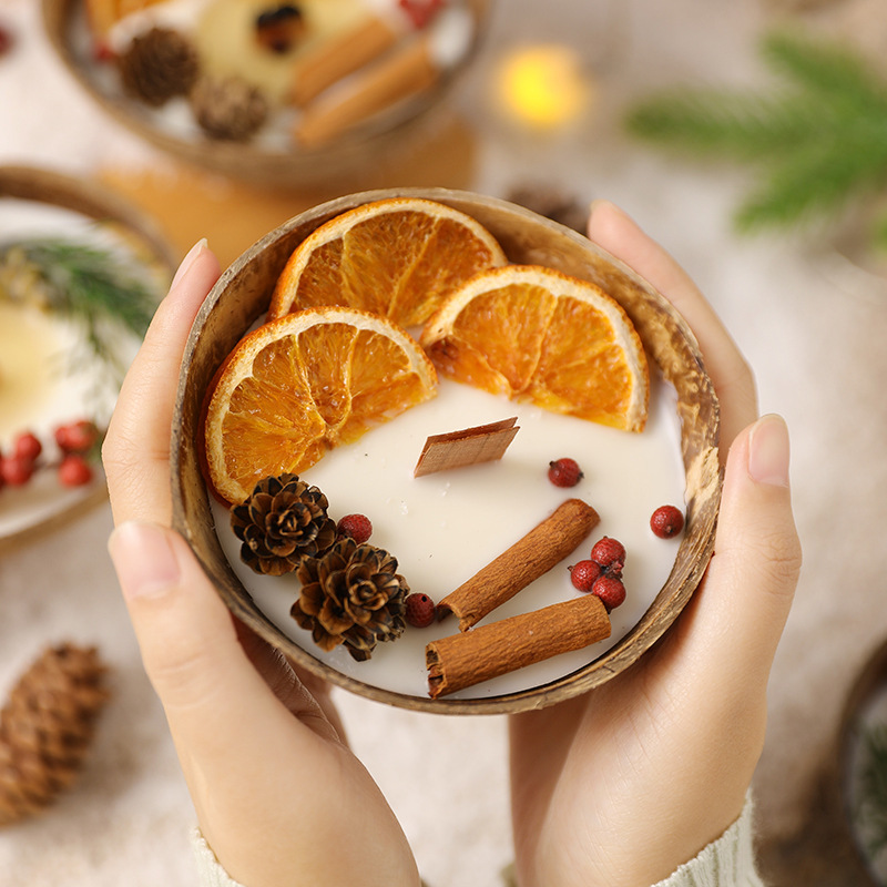 Creative Coconut Shell Scented - Scented Candle Luxury ulasan dan harga