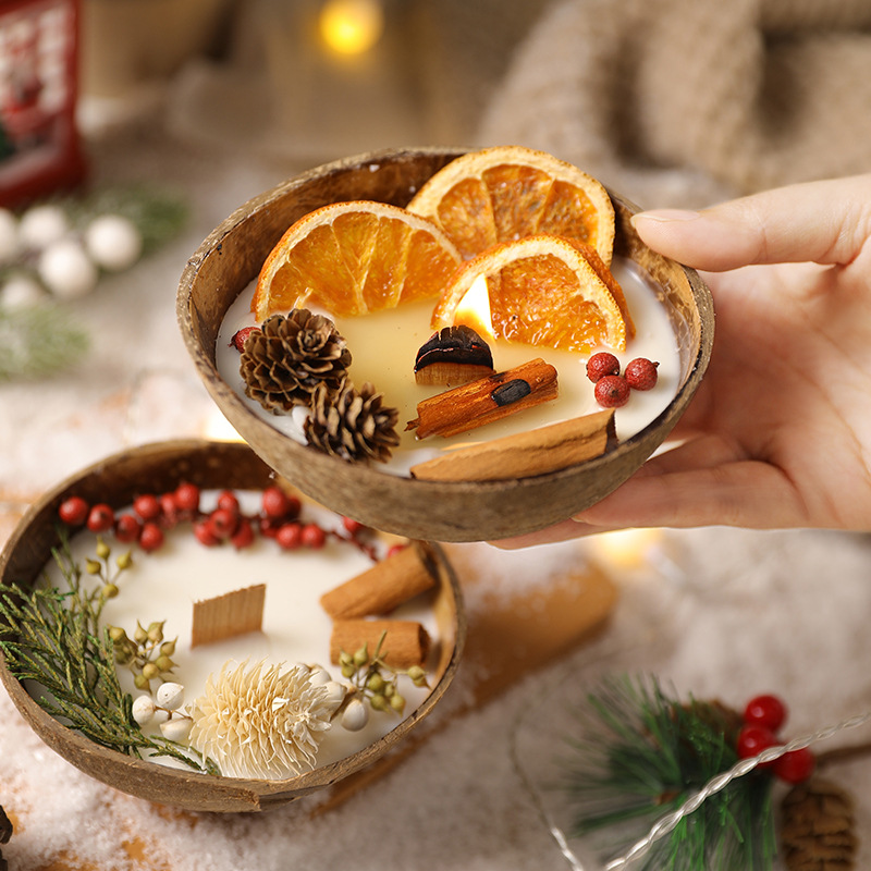 Creative Coconut Shell Scented - Scented Candle Luxury ulasan dan harga