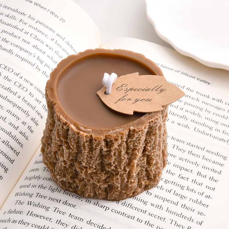 Tree Stump Candle Set Gift Cre - Scented Candle Luxury ulasan dan harga