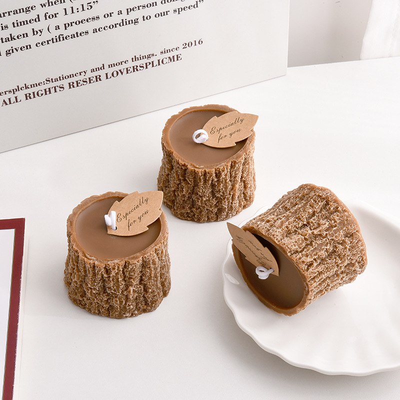 Tree Stump Candle Set Gift Cre - Scented Candle Luxury ulasan dan harga